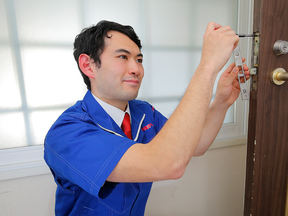 その場で即鍵交換!豊富な在庫で当日対応できます